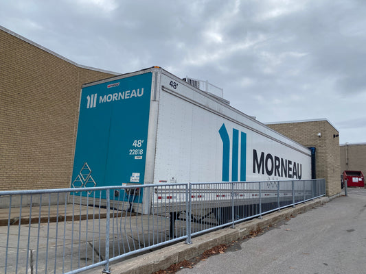 C’est MORNEAU et manac qui font une livraison